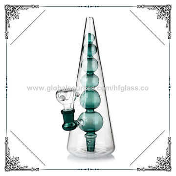 China 12 inches Glass Bong Smoking Water Pipe Perc Waterpipe Wholesale ...