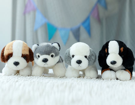 mini stuffed dogs