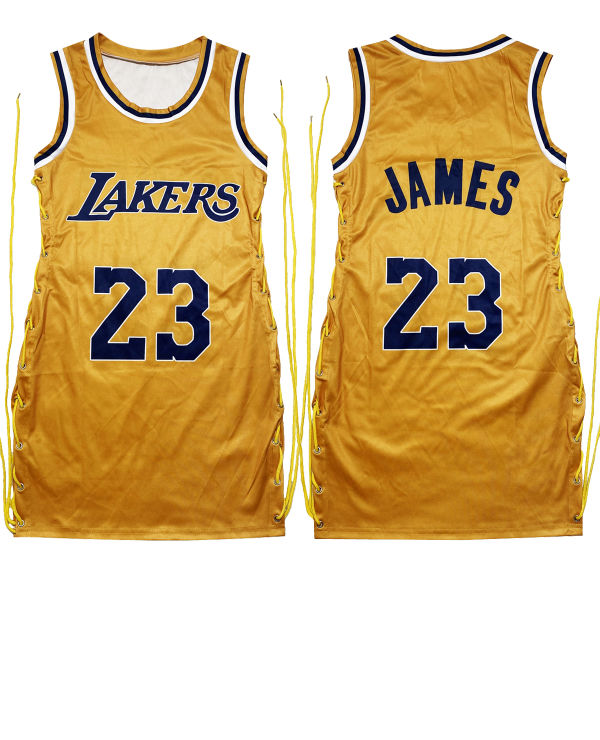Buy Wholesale China Women's 23# Lakers Lebron James Space Retro Jersey  Basketball Jersey Dress White/black/red S-2xl & Basketball Jerseys,dress,jersey  Dresses at USD 5.3
