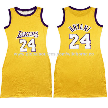 Women's 23# Lakers Lebron James Space Retro Jersey Basketball Jersey Dress  White/black/red S-2xl $5.3 - Wholesale China Basketball Jerseys,dress,jersey  Dresses at factory prices from Wild Horse Group Co.,Ltd