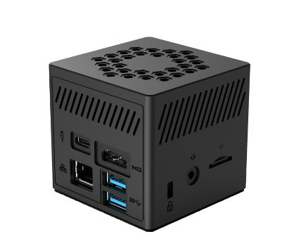 China Mini cube mini PC N4020 CPU 8GB memory support m.2 2242 SSD dual ...