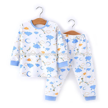 Baby Schlafanzug, Schlafbekleidung für Säuglinge, Kleinkind Schlafanzug, langärmelige T-Shirts und Hosen, verschiedene Farben