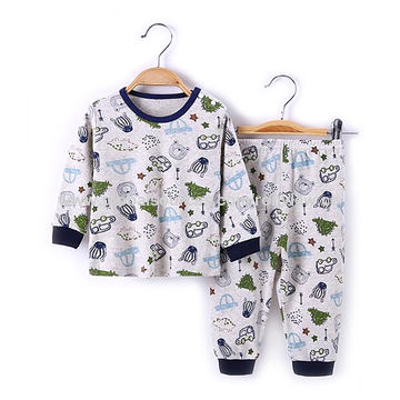 Baby Schlafanzug, Schlafbekleidung für Säuglinge, Kleinkind Schlafanzug, langärmelige T-Shirts und Hosen, verschiedene Farben