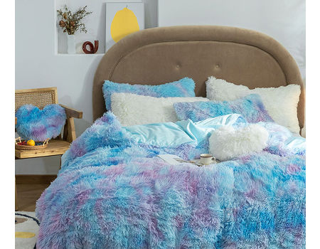 Super Soft Long Gy Warm Plush Quilt, Micro Plush Duvet Cover