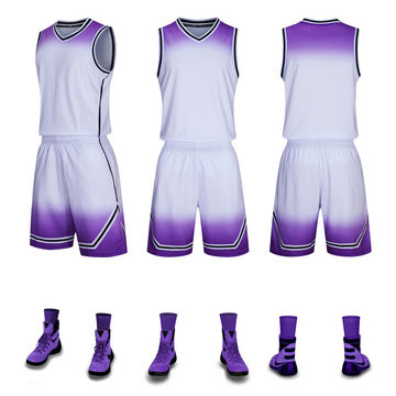 Hot sale sublimation printing color basketball jersey uniform