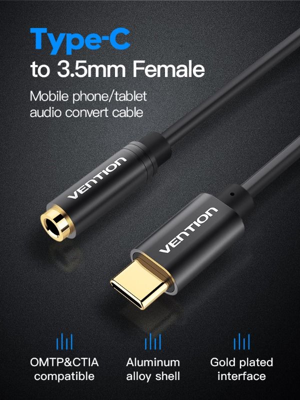 2x 3.5mm (1/8 inch) AUX Audio Plug Male to USB 2.0 Female OTG