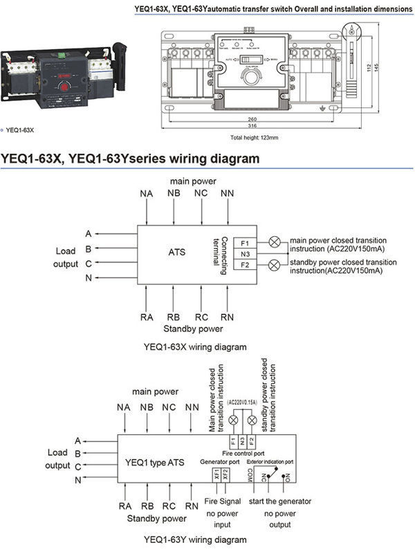 Automatic Changeover Switch Circuit Diagram - Wiring Diagram