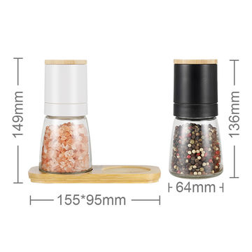 Salt And Pepper Grinder Set - Herb Grinder - Pepper Grinder Mill - Pepper  Mill - Spice Grinder - Salt Grinder - Coffee Bean Grinder - Spice Grinder  Manual (Gold) 