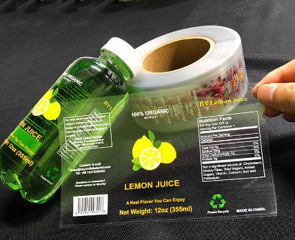 China Custom Adhesive Waterproof Bottle Label Printing Clear China Custom Adhesive Waterproof Bottle Label Printing Clear