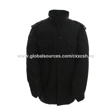 Veste discount militaire noire