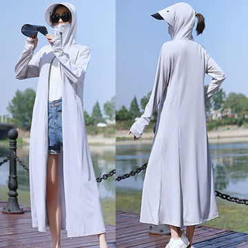White XL Vêtements de protection solaire UV pour femmes manteau fin à  capuche manches longues veste de pro,PROTECTION SOLAIRE CORPS - Cdiscount  Au quotidien