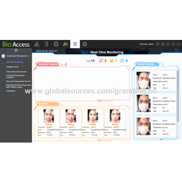 China Combination biometric facial fingerprint and palm access control ...