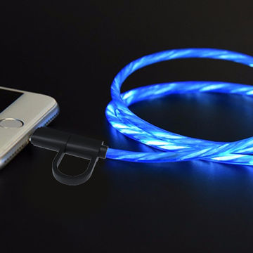 China 2-in1 Flowing LED light cable on Global Sources,2-in-1 cable ...