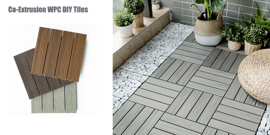 Outdoor Wpc Decking Floor Tile, Composite Floor Tiles Outdoor