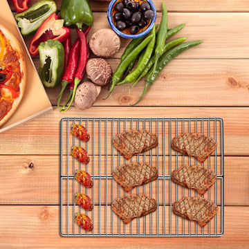 Stainless steel wire cooling rack on sale, Stainless steel cooling net,  stainless steel wire mesh screen tray