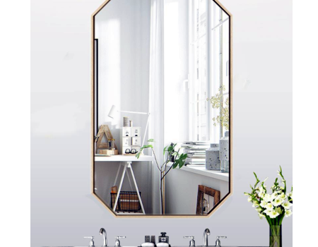 Buy Wholesale China Round Wall Frameless Mirror With Shelf For