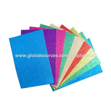 Buy Wholesale China Customized Size Glitter Goma Eva Foam Sheets For Arts  And Crafts, School Paper & Eva Foam at USD 0.04