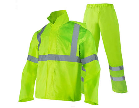 Custom Logo Hi Visibility Construction Workwear Jacket Adult Reflective  Safety Bikers Rain Suit - China Workwear Overalls and Workwear price