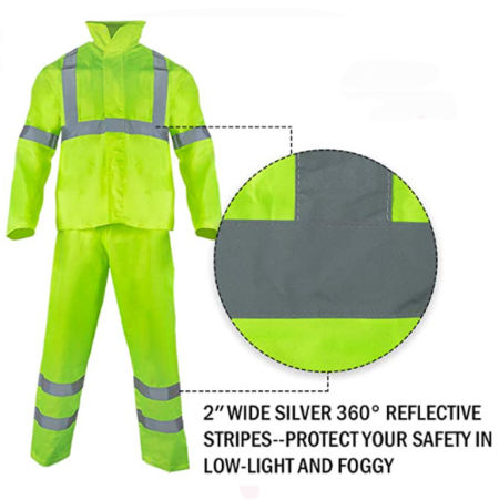 raincoat with reflector