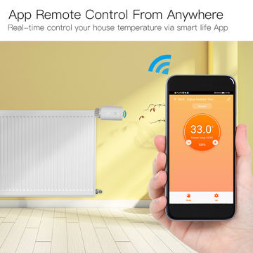 Thermostat TRV Radiateur Thermostat Maison Intelligente Contrôleur de Vanne ZigBee