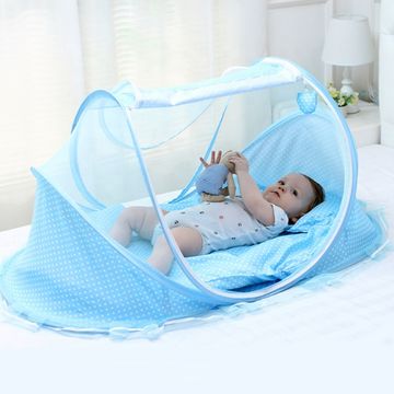 Mini Baby Bedding Crib Netting With Mattress Folding Baby Mosquito Nets Bed  - Buy China Wholesale Foldable Mosquito Net $6.9