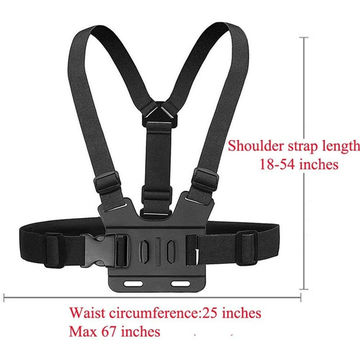 Camera Mount Adjustable Performance Action Chest Harness Strap For