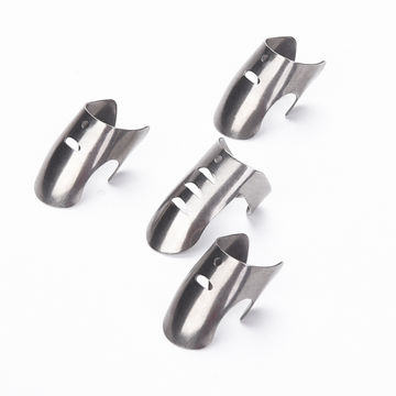 4PCS/Set Stainless Steel Finger Protector Cutting Vegetables