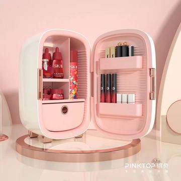 12L Portable beauté cosmétiques maquillage rose réfrigérateur mini frigo  pour soins de la peau de voiture - Chine Un mini réfrigérateur,  réfrigérateur