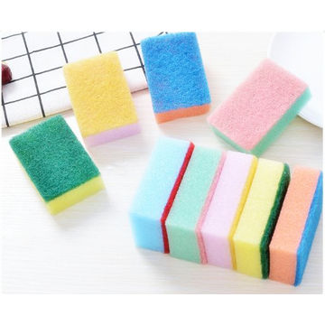 20 Pack Kitchen Cleaning Sponges,Non-Scratch for Dish,Scrub Sponges for Kitchen Cleaning, Pan, Dish, Bowl, Size: 11*7*2.5cm