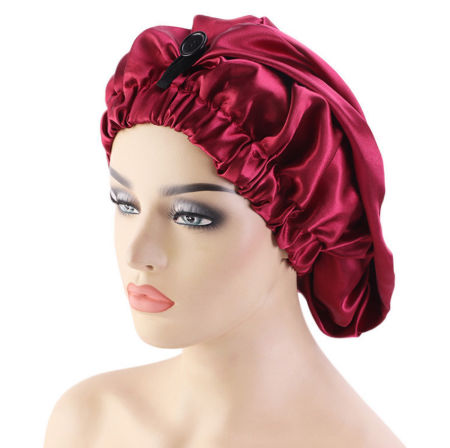 China Wholesale Custom Satin Hair Bonnet Women Double Layer