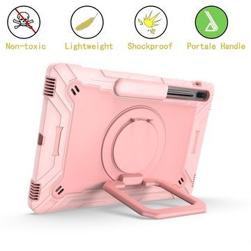 For Samsung Galaxy Tab A9 Plus 11 inch 2023 Heavy Duty Dual Layer  Shockproof Protective Kickstand Case Cover 