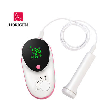 China Digital Fetal Doppler Ultrasound Sound Baby Heartbeat Detector ...
