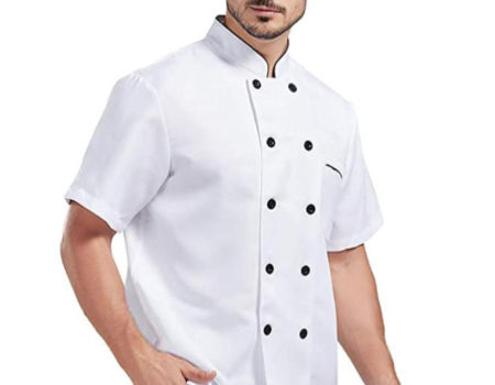 Chef Jacket Dress Pleats Multifunctional T65/C35 Long Sleeve CHef Uniform Shirt 
