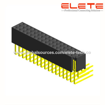 China 2*09 pin 2.54mm SMT male pin header on Global Sources,Pin Header ...