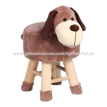Amazon Cute Stool Chair Nordic Style Cute Bear Animal Shape Fabric