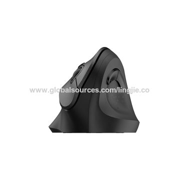 Souris verticale sans fil, souris ergonomique à 6 boutons, DPI réglable, molette de défilement élégante type cerise