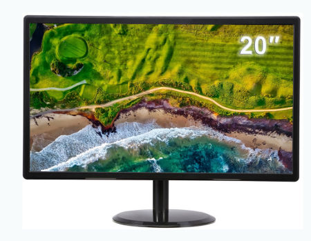 China OEM de la resolución 60hz 75hz del monitor HD+ 1600x900 de la PC de  20inch LED su precio de fábrica de la venta al por mayor de la marca  encendido Global