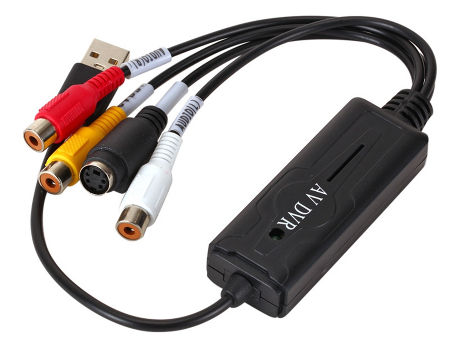 composite rca s video stereo audio to usb converter dvr