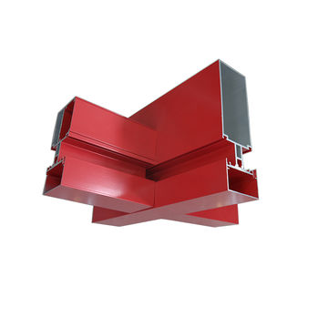 China Aluminium profile and glass curtain wall frame on Global Sources ...