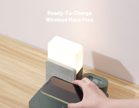1 Functional Light Wooden Mobile Phone Stand