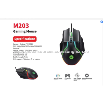 China VV.hunter braided wired Gaming Mice Original Razer DeathAdder ...