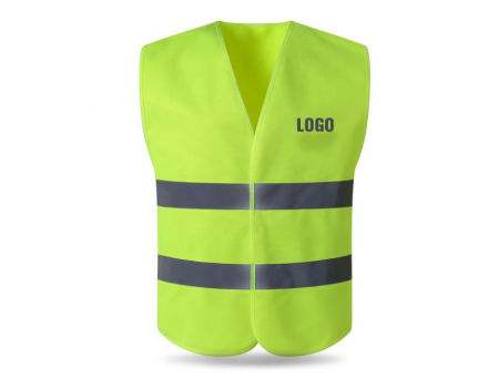 US High Visibility Reflective Safety Vest Gilet Work Security Pockets Zip Front
