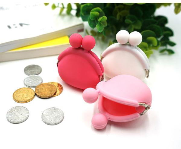 Custom rubber coin online purse