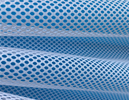 Polyester Circular Hole Round Mesh Netting Fabric for Athletic