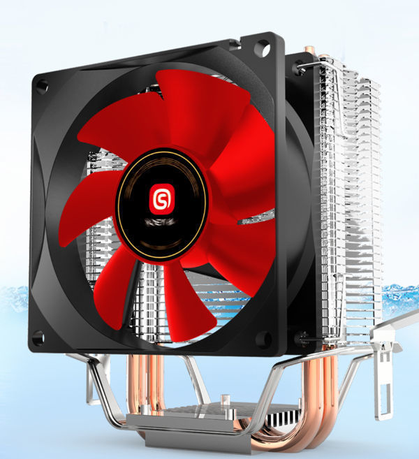 Computer case aluminum with 2 Heat pipe ARGB Cooling Fan Copper