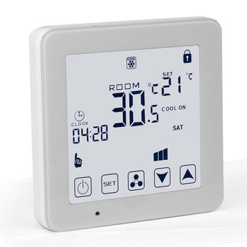 Touch Screen digital thermostat hotel room Wifi Thermostat for FCU system