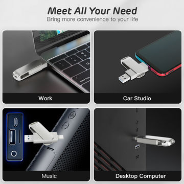 32GB USB C Flash Drive Dual 2-in-1 Type C USB3.0 Swivel Thumb