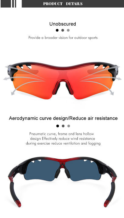 Fashion European and American Sunglasses Riding Sports Elastic Sunglasses  UV Protection Polarized Glasses for Men and