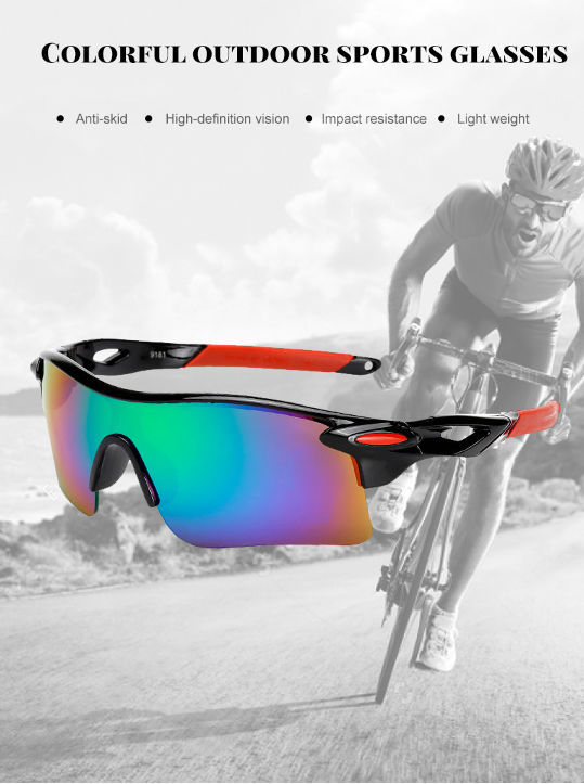 Outdoor Sports Cycling Sunglasses Sand-Proof Polarized Bicycle Goggles Women Men Riding Bike Glasses