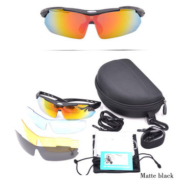 Lunettes de Soleil Polarisées UV400 pour Hommes Femmes Cyclisme